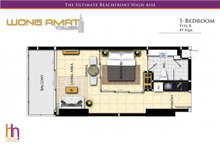 RESALE: 1BR in W Tower - 3408 - Condominium - Na Kluea -  RESALE: 1BR in W Tower - 3408 - Condominium - Na Kluea -